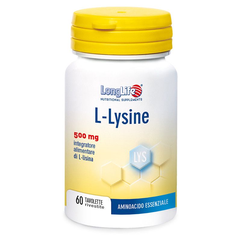 LONGLIFE L-LYSINE 500MG 60TAV LONG LIFE