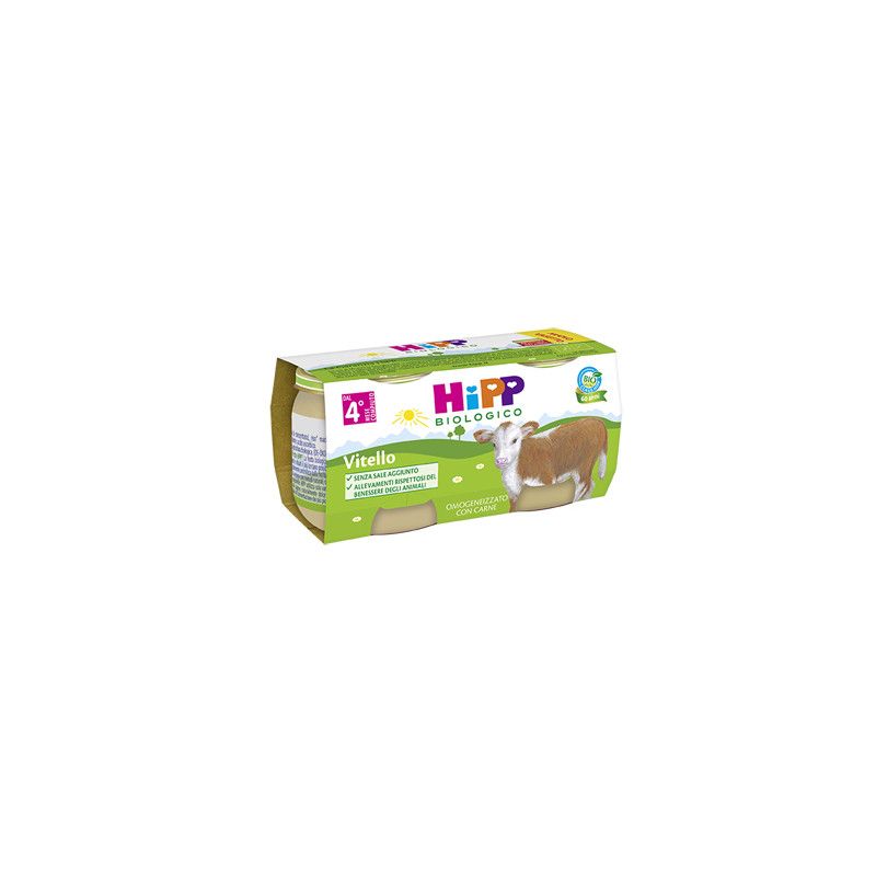 HIPP BIO OMOG VITELLO 2X80G HIPP