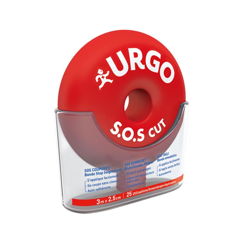 BENDA URGO SOS CUT 3X2,5CM URGO AFTE