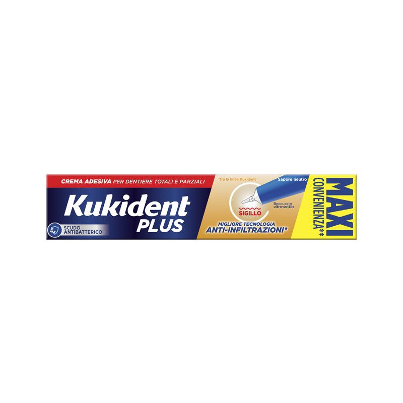 KUKIDENT PLUS SIGILLO 57G KUKIDENT ANTIBATTERICO