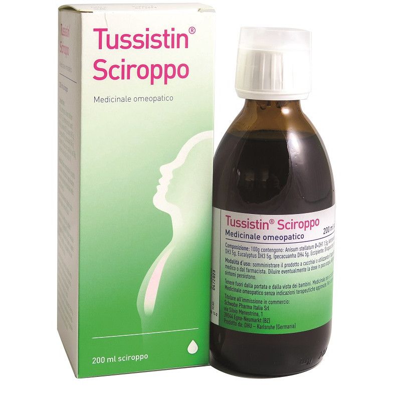 TUSSISTIN SCIROPPO 200ML SCHWABE PHARMA ITALIA