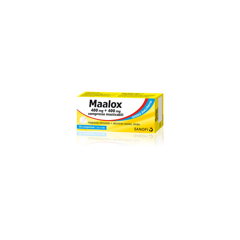 MAALOX*S/Z 30CPR LIMO400+400MG MAALOX PLUS