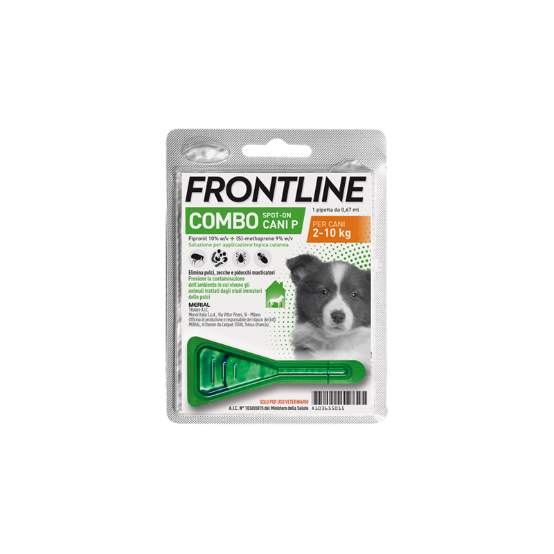 FRONTLINE COMBO*1PIP 2-10KG CA FRONTLINE