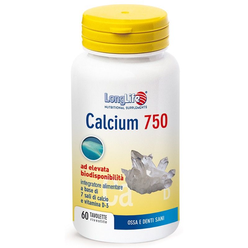 LONGLIFE CALCIUM 750MG 60TAV LONG LIFE