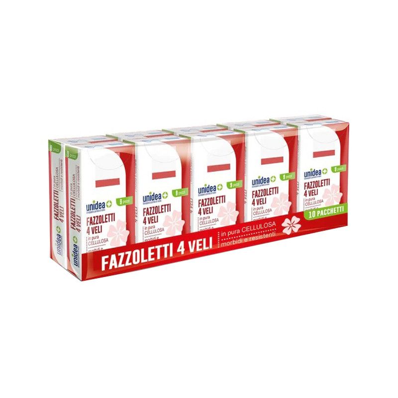 UNIDEA FAZZOLETTI 10PACCH 9PZ 