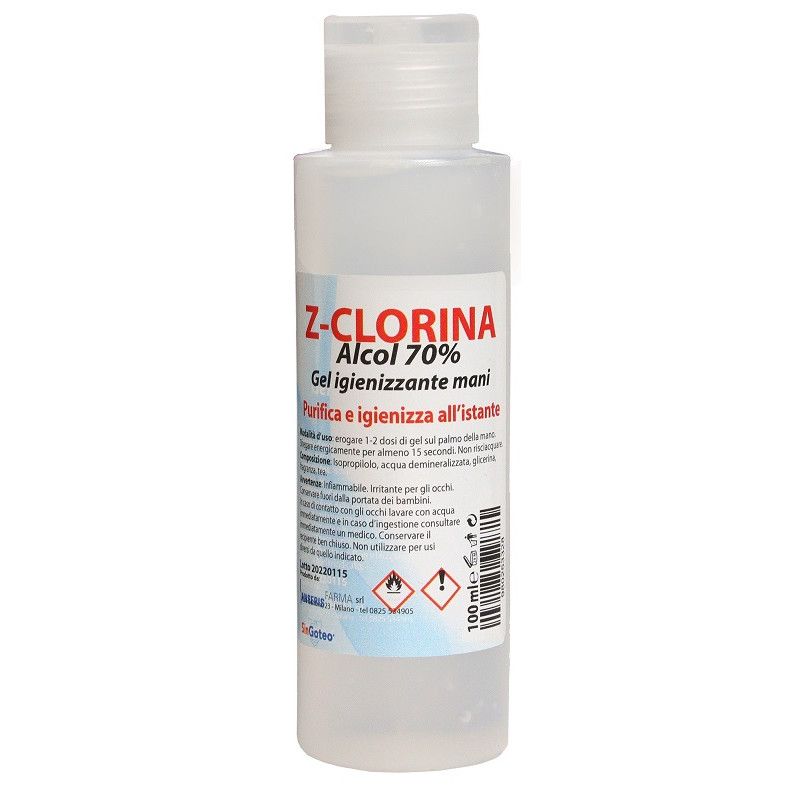 Z-CLORINA GEL IGIEN MANI 100ML ANSERIS FARMA