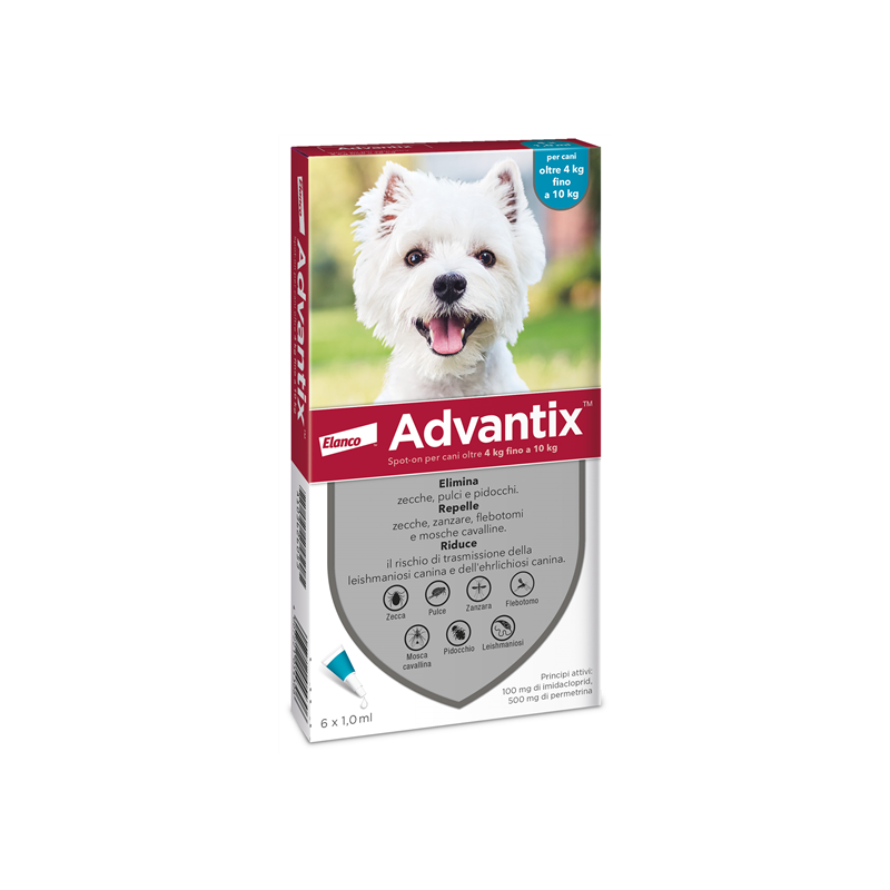 ADVANTIX SPOT ON*6PIP 4-10KG ADVANTIX