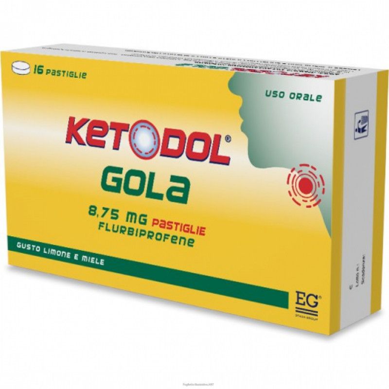 KETODOL GOLA*16PASTL 8,75MG LM KETODOL