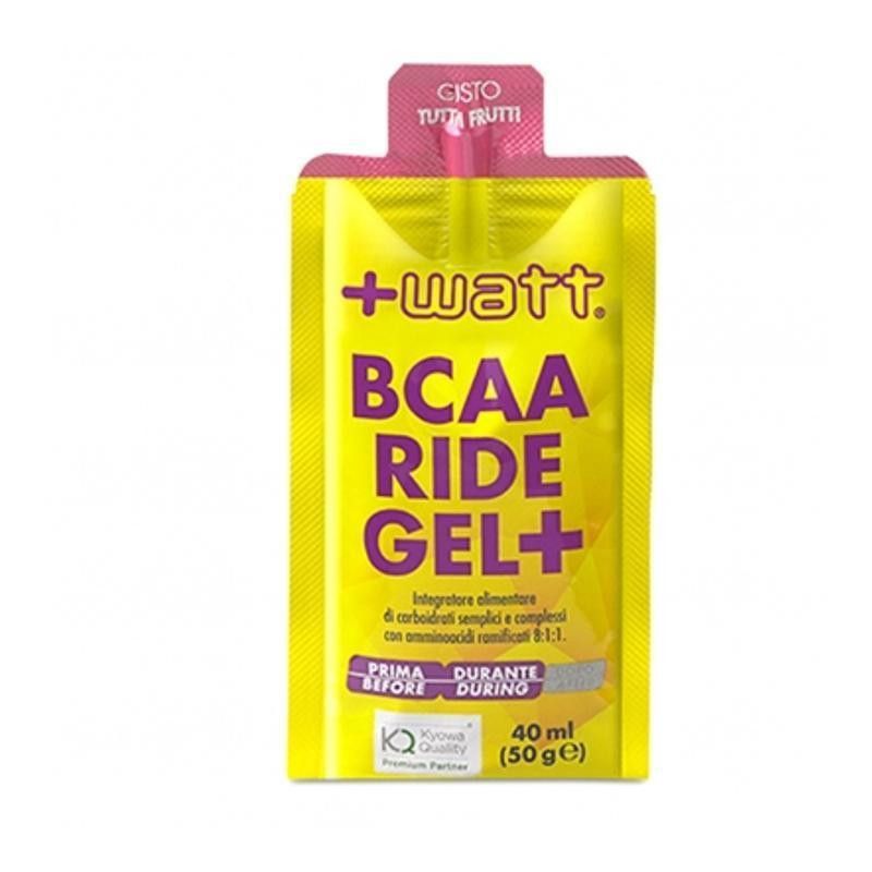 BCAA RIDE GEL+ TUTTI FRUT 40ML + WATT