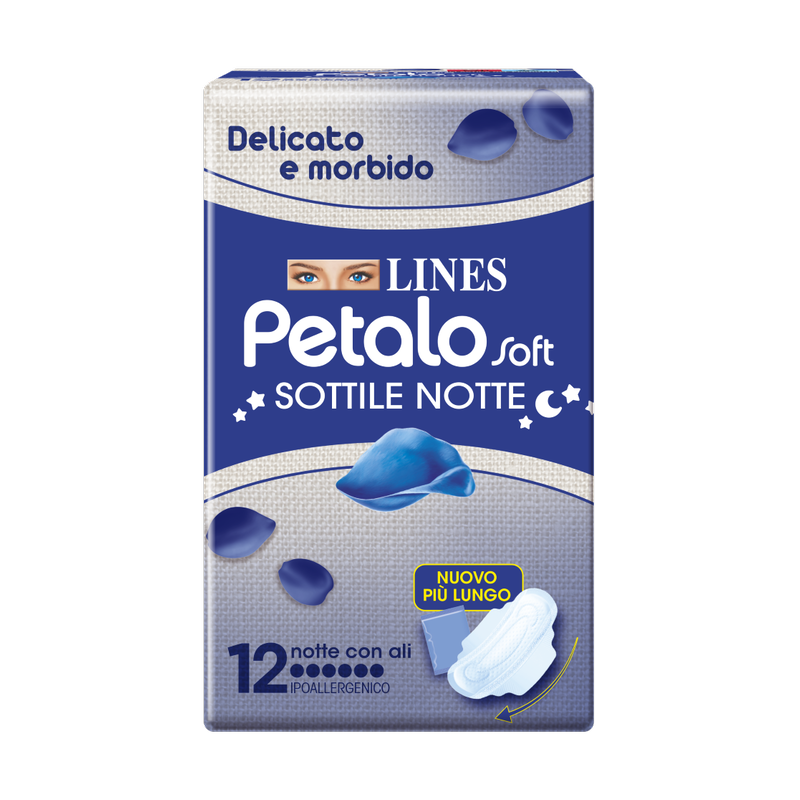 LINES PETALO SOFT NOTTE 12PZ 