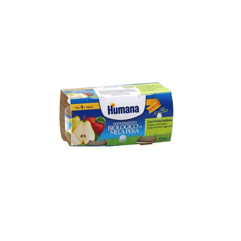 HUMANA OMOG ME/PERA BIO 2X100G HUMANA