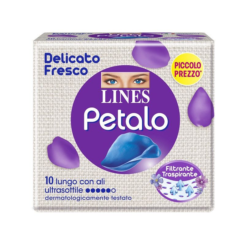 LINES PETALO BLU LU C/ALI 10PZ LINES E'