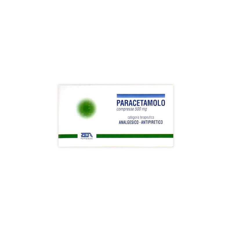 PARACETAMOLO ZETA*20CPR 500MG ZETA FARMACEUTICI