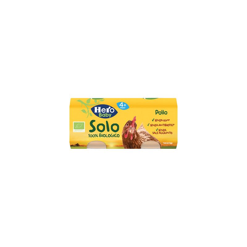 HERO SOLO OMOG POLLO BIO 2X80G HERO SOLO