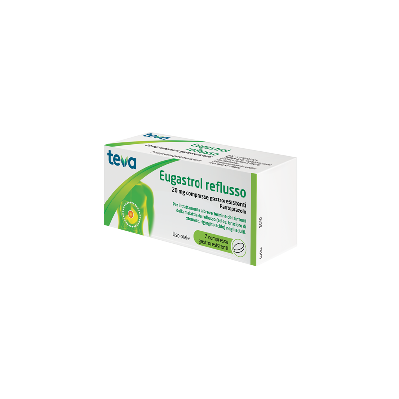 EUGASTROL REFLUSSO*7CPR 20MG EUGASTROL REFLUSSO