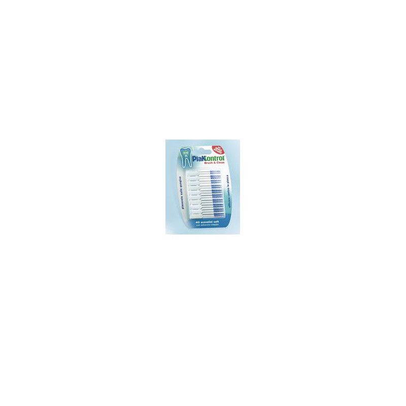 PLAKKONTROL BRUSH&CLEAN 40PZ 