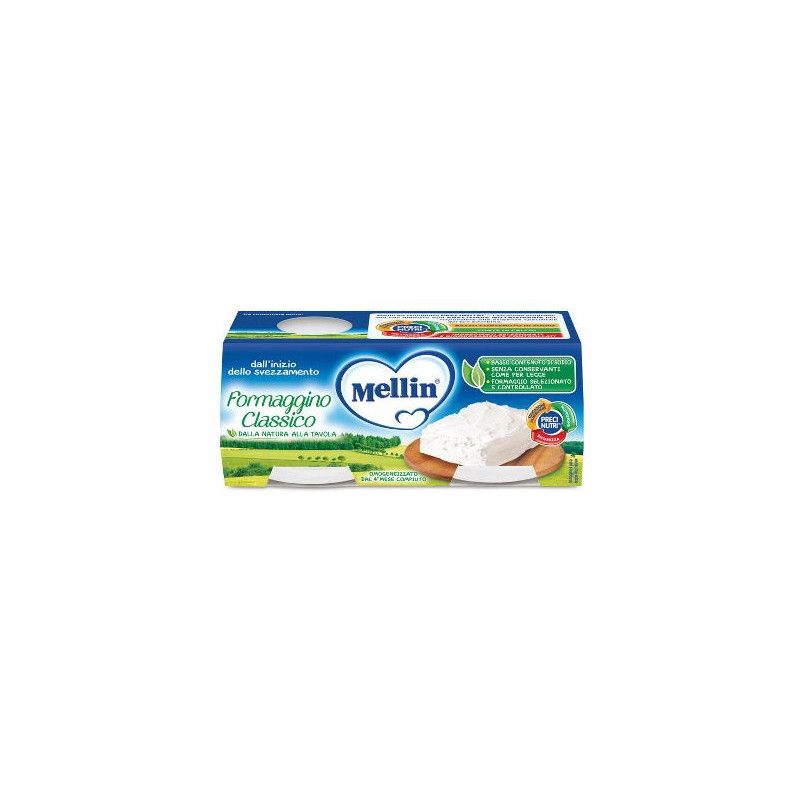 MELLIN OMOG FORMAGGIO 2X80G MELLIN