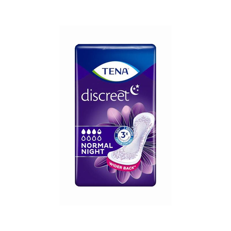 TENA DISCREET NORMAL NIGHT10PZ TENA LADY