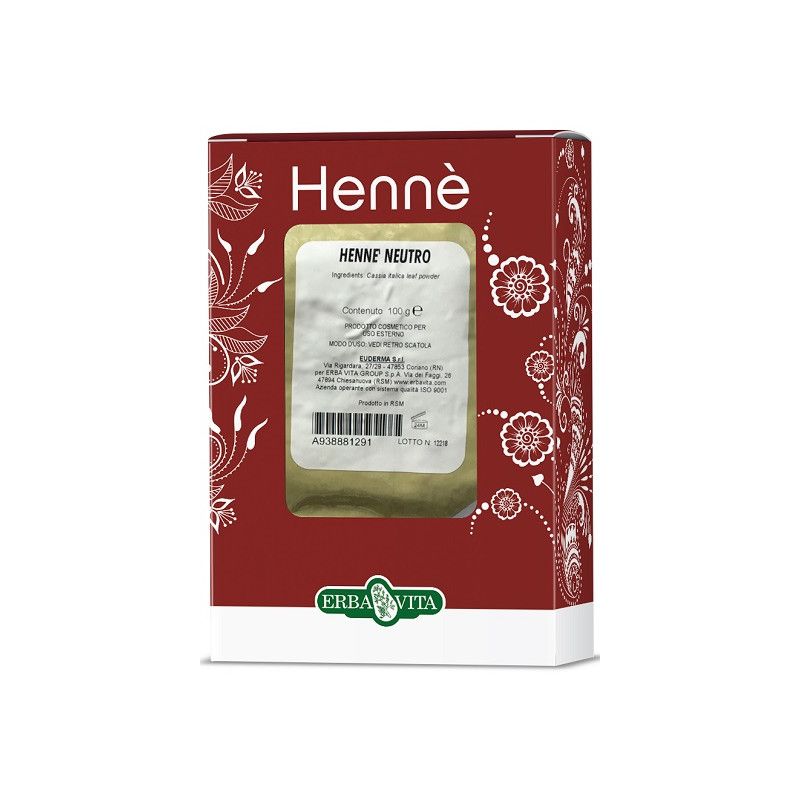 HENNE COLOR CAP NEUTRO 100G ERBA VITA