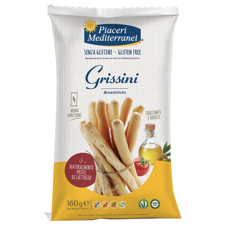 PIACERI MEDIT GRISSINI 160G PIACERI MEDITTERANEI