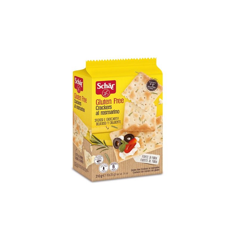 SCHAR CRACKERS ROSMARINO 6X35G SCHAR