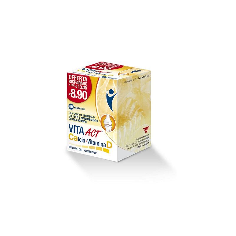 VITA ACT CALCIO+VIT D 60CPR F&F