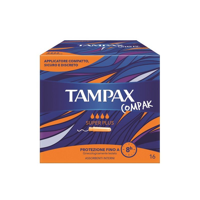 TAMPAX COMPAK SUPER PLUS 16PZ TAMPAX BLUE BOX