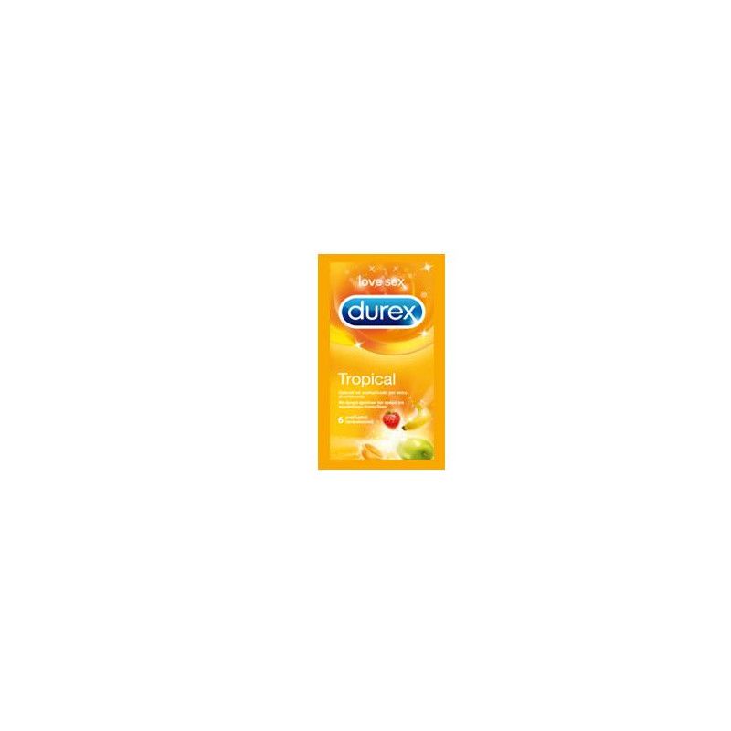 DUREX TROPICAL EASY ON 6PZ DUREX