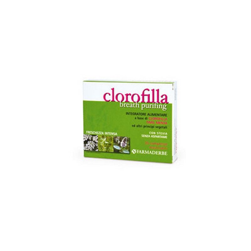 CLOROFILLA 30CPR MASTICABILI FARMADERBE DEONAT FRESH