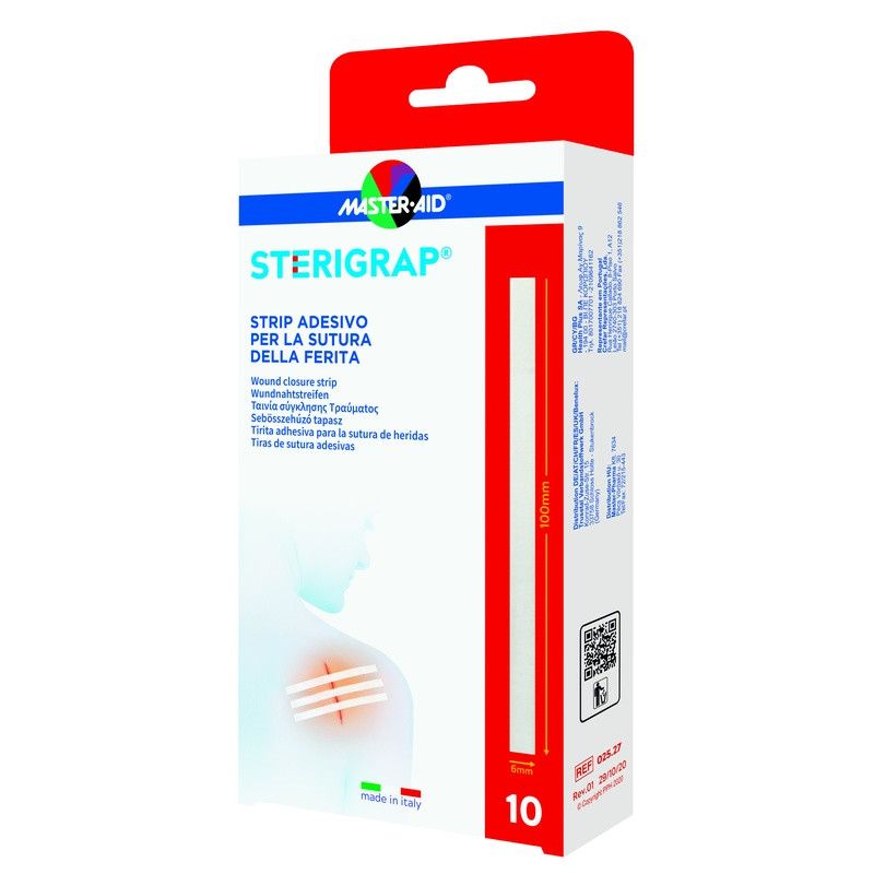 M-AID STERIGRAP STRIP A100X6MM MASTER AID CUTIFLEX