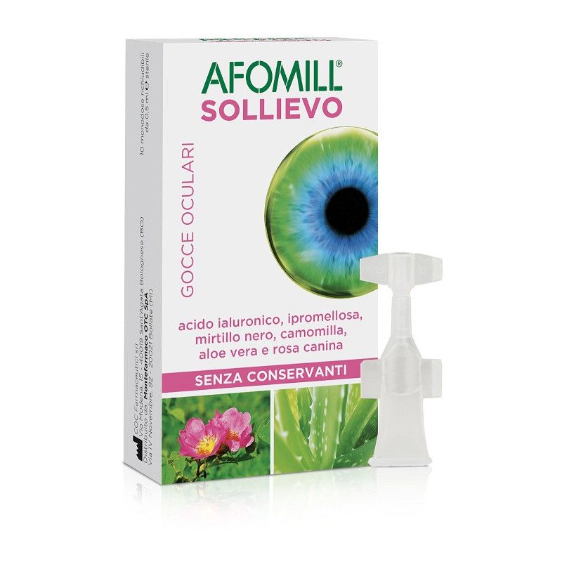 AFOMILL SOLLIEVO OCCHI GTT 10F AFOMILL