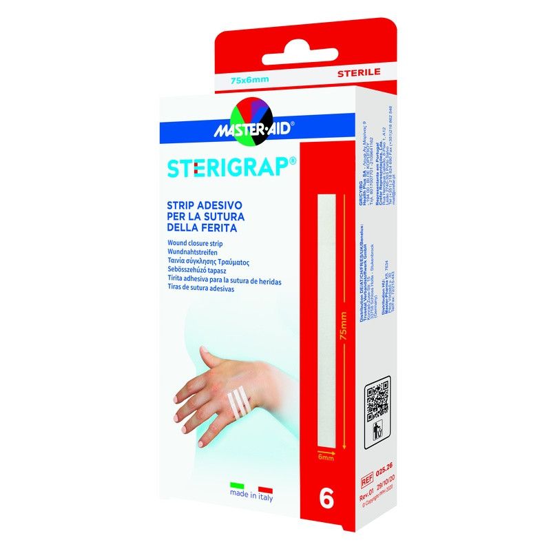 M-AID STERIGRAP STRIP AD75X6MM 