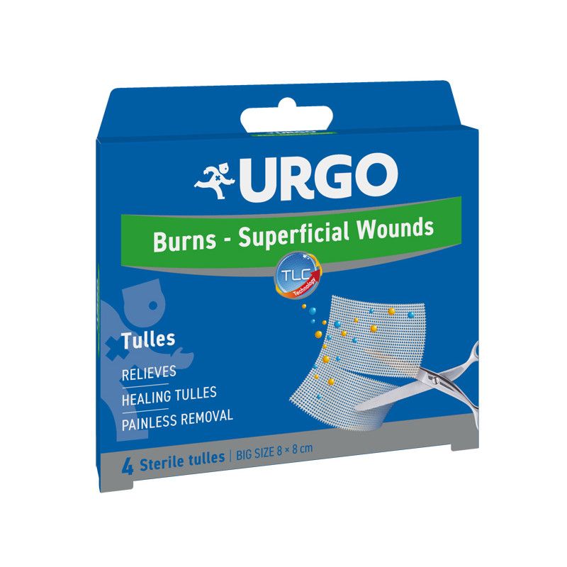 URGO GARZE FERITE/UST 8X8 4PZ URGO AFTE