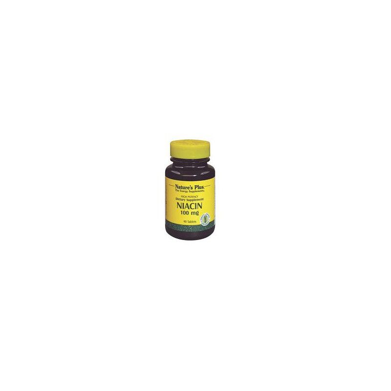 NIACINA VITAMINA B3 100 MG NATURE'S PLUS SOURCE OF LIFE