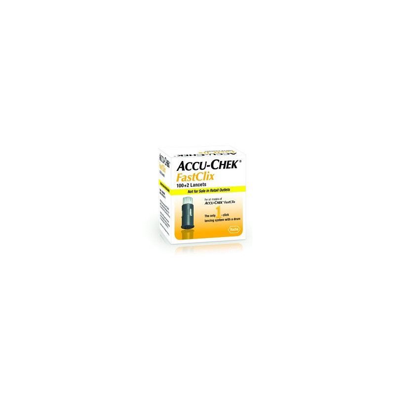 ACCU-CHEK FASTCLIX 100+2LANC ACCU-CHEK ACTIVE