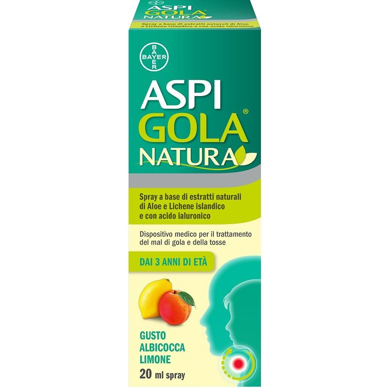 ASPI GOLA NATURA SPRAY ALB/LIM ASPI GOLA