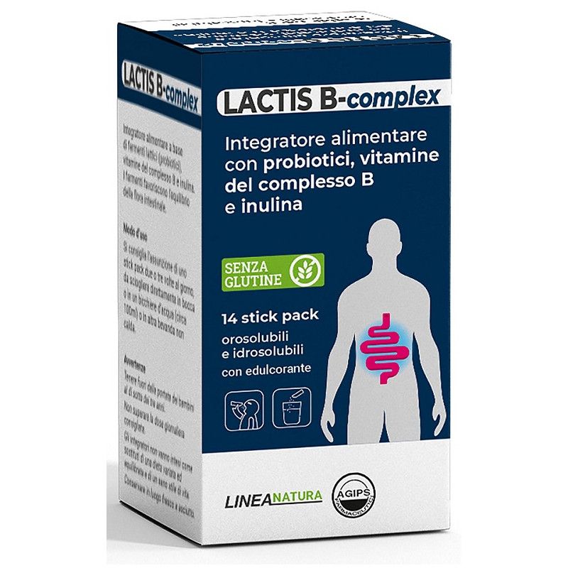 LACTIS B-COMPLEX 14STICK PACK AGIPS FARMACEUTICI