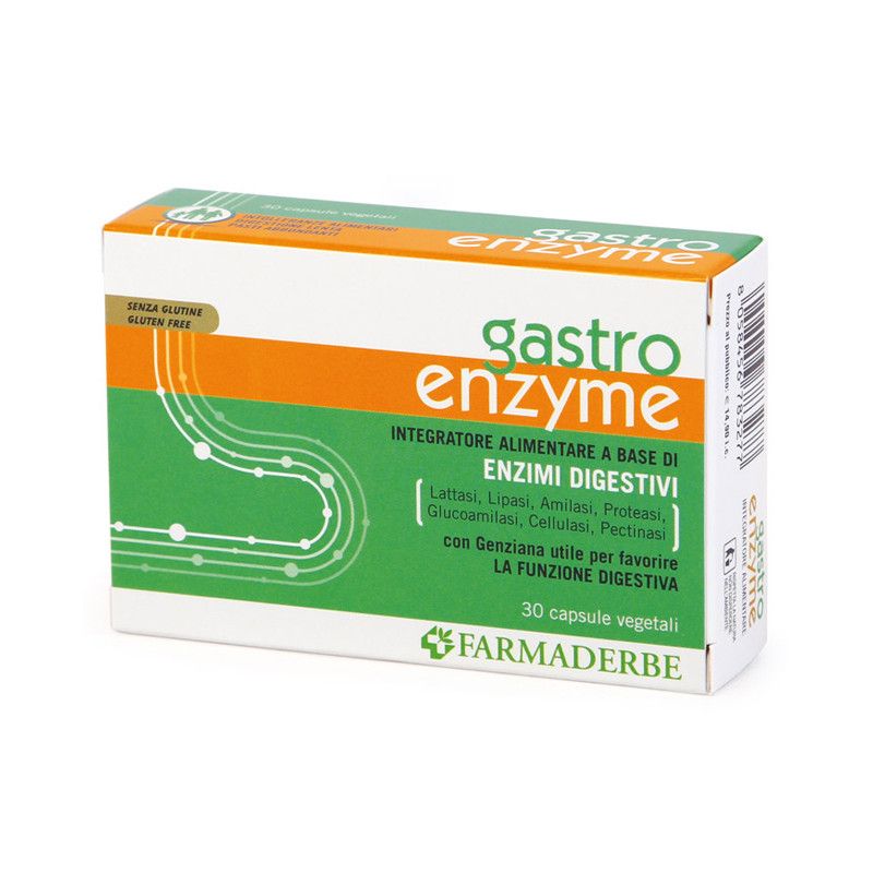 GASTRO ENZYME 30CPS VEGETALI FARMADERBE DEONAT FRESH