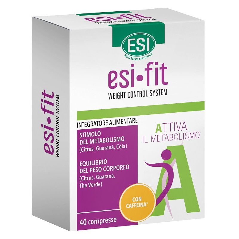 ESI FIT ATTIVA C/CAFFEINA40CPR ESI LE DIECI ERBE