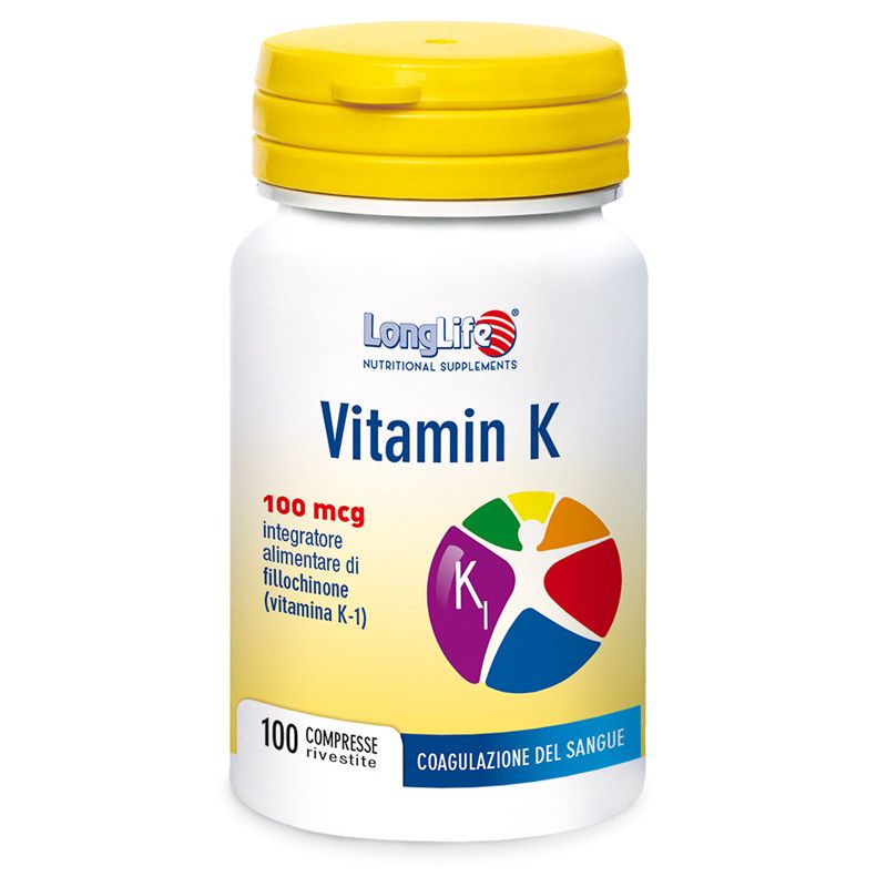 LONGLIFE VITAMIN K 100CPR LONG LIFE