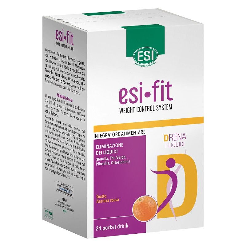 ESI FIT DRENA 24POCKET DRINK ESI LE DIECI ERBE