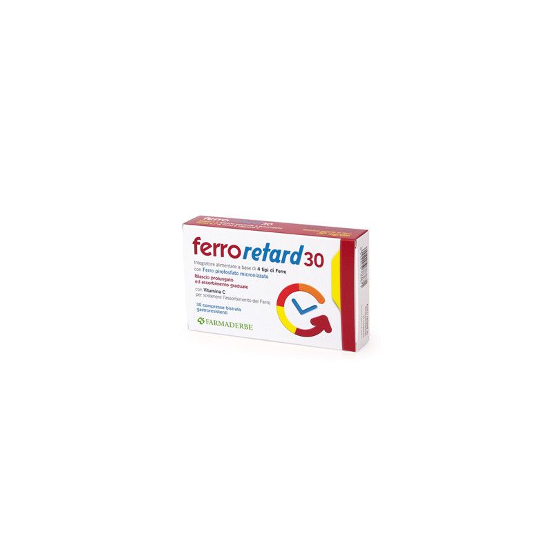 FERRO RETARD 30CPR FARMADERBE DEONAT FRESH