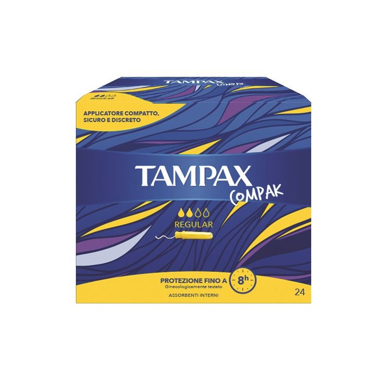 TAMPAX COMPAX REG 24PZ TAMPAX BLUE BOX