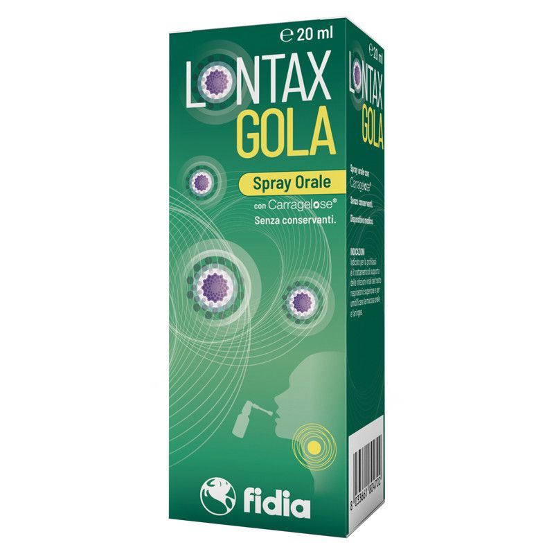 LONTAX GOLA SPRAY ORALE 20ML FIDIA