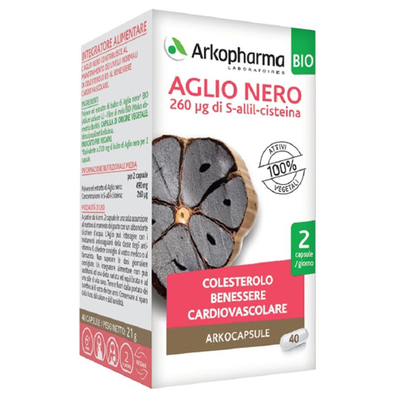 ARKOCPS AGLIO NERO BIO 40CPS ARKOFARM