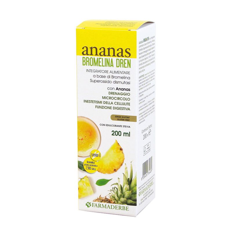 ANANAS BROMELINA DREN 200ML FARMADERBE DEONAT FRESH