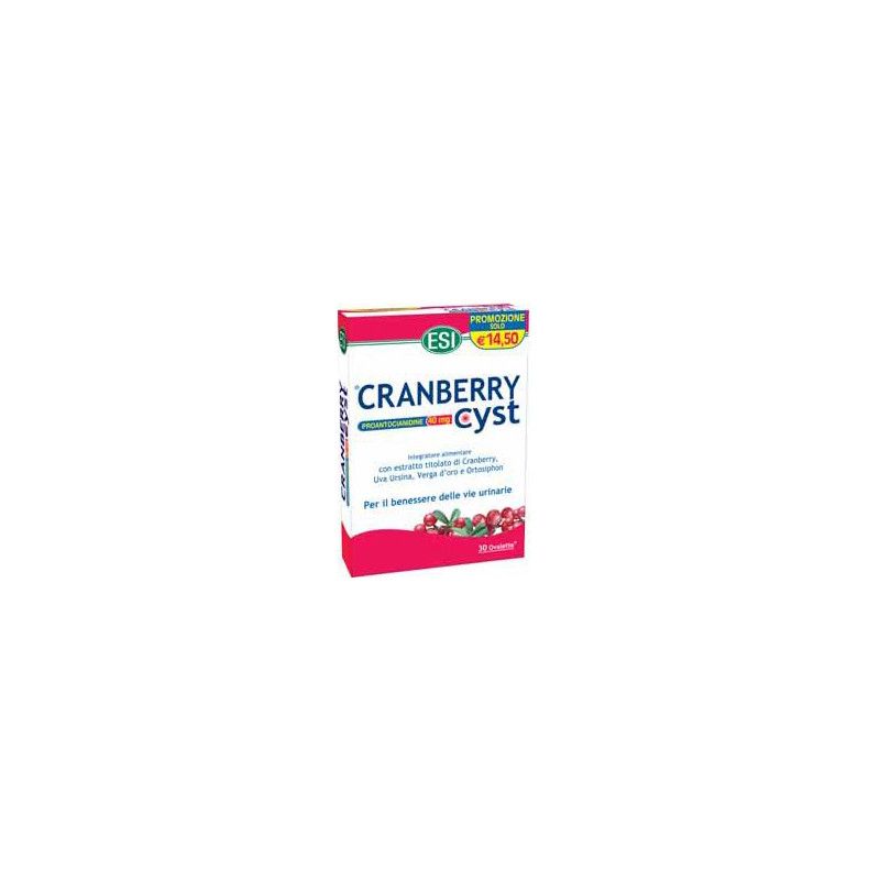 ESI CRANBERRY CYST 30 OVALETTE ESI LE DIECI ERBE