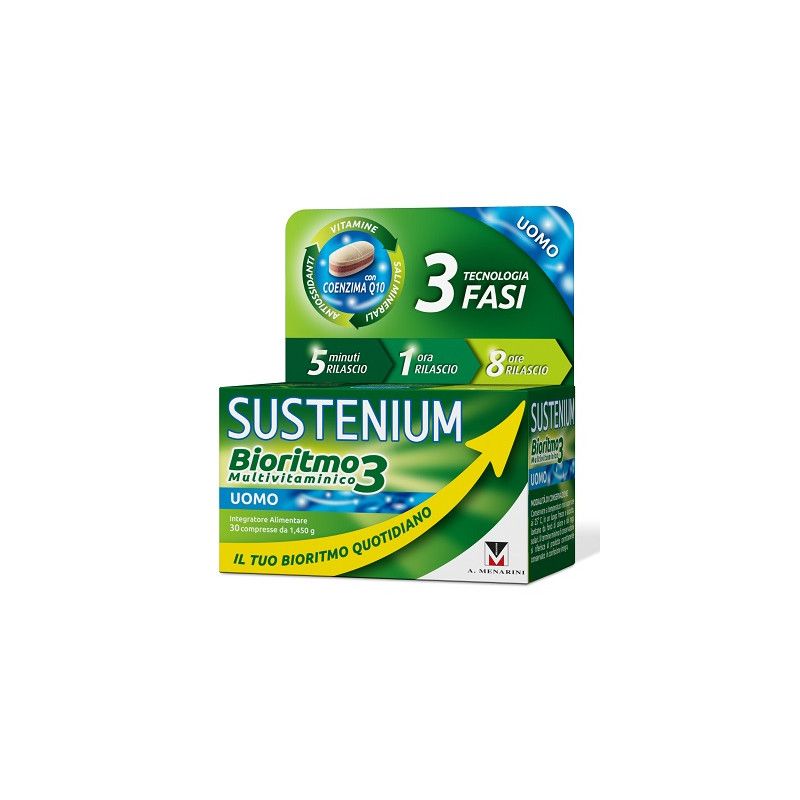 SUSTENIUM BIORITMO3 U AD 30CPR SUSTENIUM ENERGY SPORT