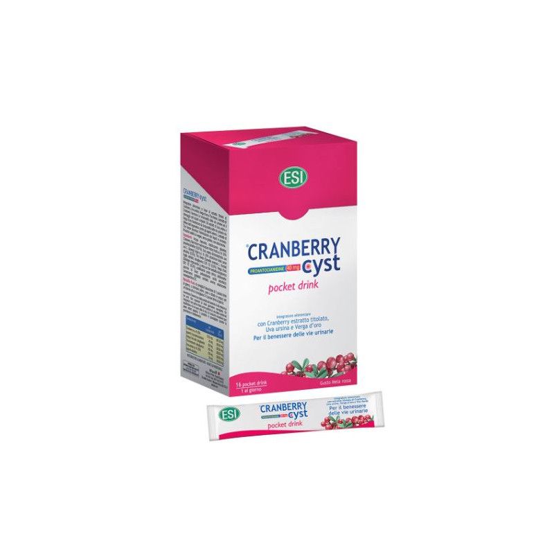 ESI CRANBERRY CYST 16POCK DRIN ESI LE DIECI ERBE