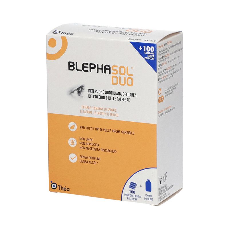 BLEPHASOL DUO 100ML+100 GARZE THEA FARMA